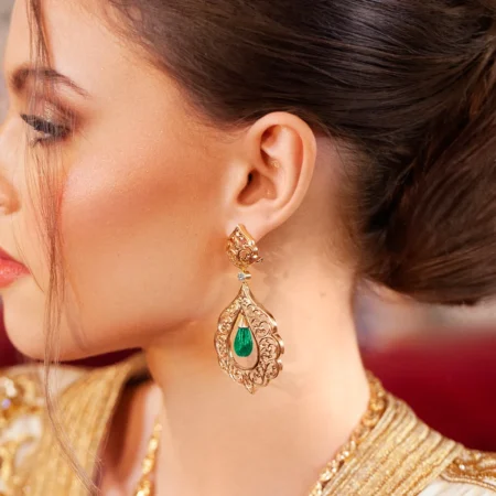 Boucles d'oreilles beldi traditionnel Bellota
