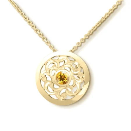 Pendentif Beldi Contemporain rond