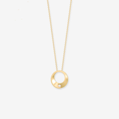 Pendentif eternel solo or jaune
