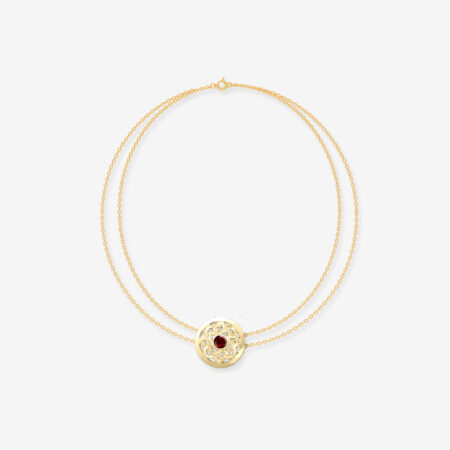 Bracelet Beldi Contemporain  Grenat