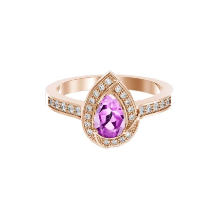 Solitaire Dalya poire